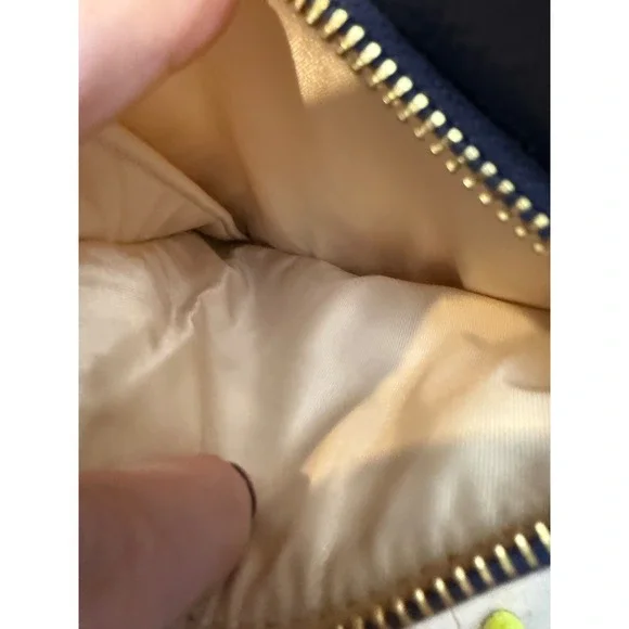 Lily Jade Anna Navy Blue Vegan Leather Diaper Bag Backpack Crossbody Tote - Picture 11 of 17